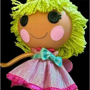 Lalaloopsy Pix E Flutters Doll Green Loopy Hair Fairy Wings Full Size